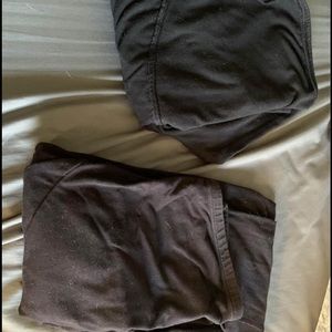 2 pair maternity leggings